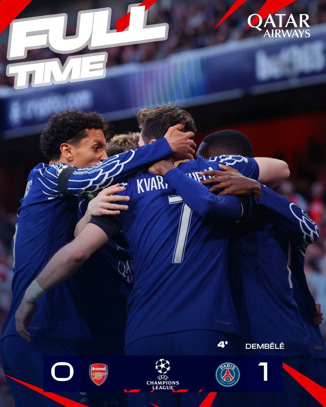 霸道巴黎已通杀英超的欧冠4队：1-0阿森纳&amp;利物浦，4-2曼城…